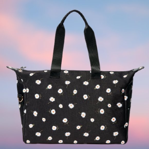 Alice+Olivia Daisy Print Duffle Bag - Picture 1 of 1